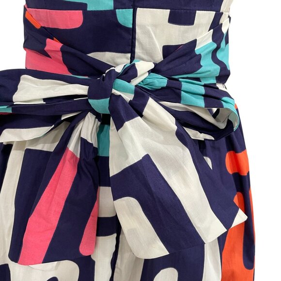 Diyanu Ruffle Sleeve Maxi Dress Geometric Print Bold Summer Statement Cotton - Picture 13 of 14